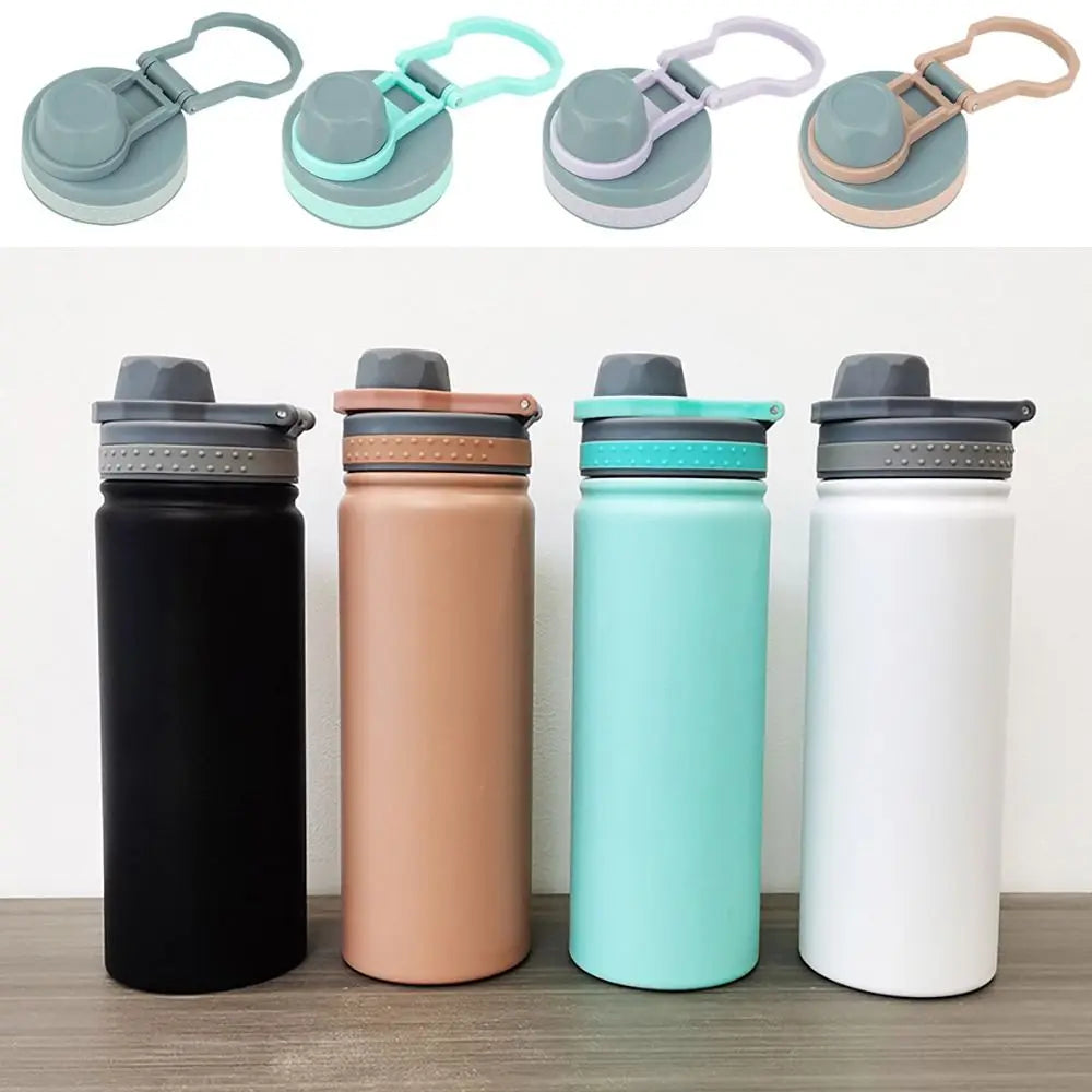 PVC Bottle Cover 530ml/750ml Splash Spill Proof Sealing Lids with Seal Ring for Tyeso 530ml/750ml TS-8706B/TS-8709B